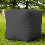 Rucomfy cube bean bag dark grey 38cm, imported from the UK