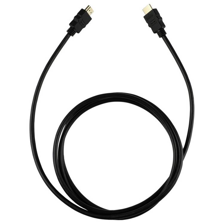 HDMI cable 2m black, imported from the UK