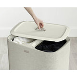 Joseph Joseph Tota laundry basket 90 litre ecru, imported from the UK