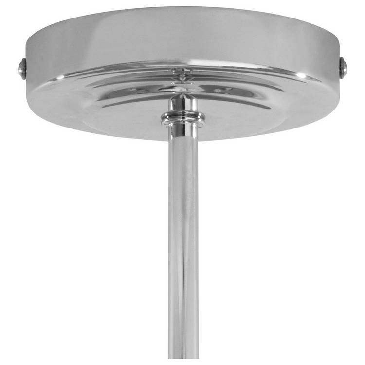 Argos Home Candelabra ceiling light grey steel fabric shades - British product