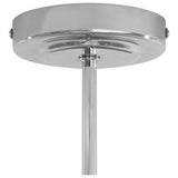 Argos Home Candelabra ceiling light grey steel fabric shades - British product