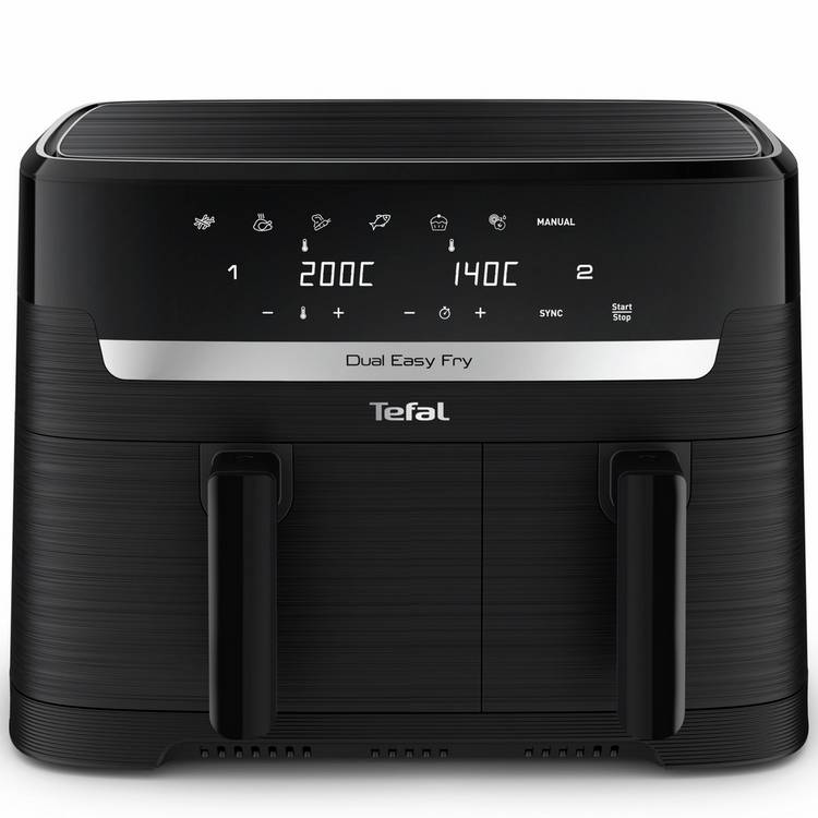 Tefal dual air fryer EY901N40 8.3L - British product