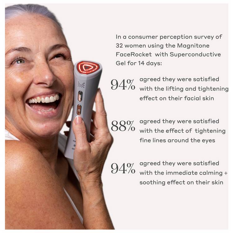 MAGNITON FaceRocket 5-in-1 facial massager - British product