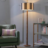 Argos Habitat Bobbin Mango Wood Floor Lamp Base - Walnut- Buy online at McGrocer