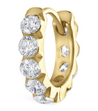 Maria Tash Diamond Eternity Hoop Earring 8mm (British brand)