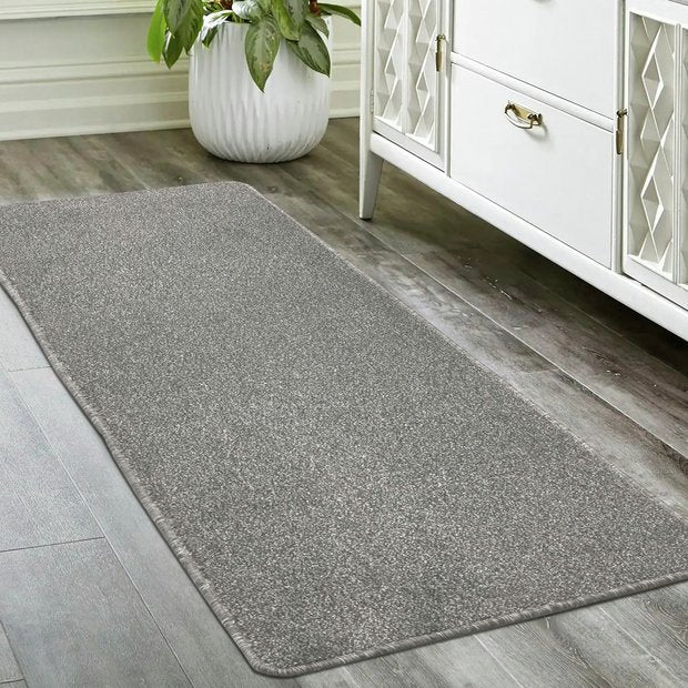 Homemaker grey short pile runner 60x200cm - British product