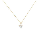 Argos Revere 9ct Gold Heart Pendant Necklace, 45.7cm- Buy online at McGrocer