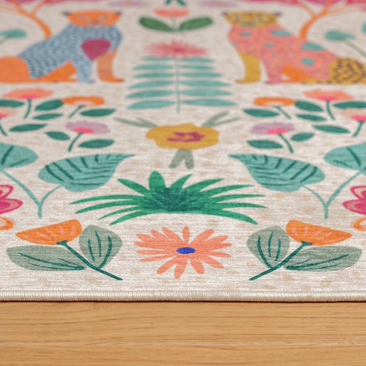 Habitat kids flatweave rug enchanted print 80x110cm - British product