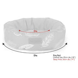 Scruffs pet bed botanical grey small - British product