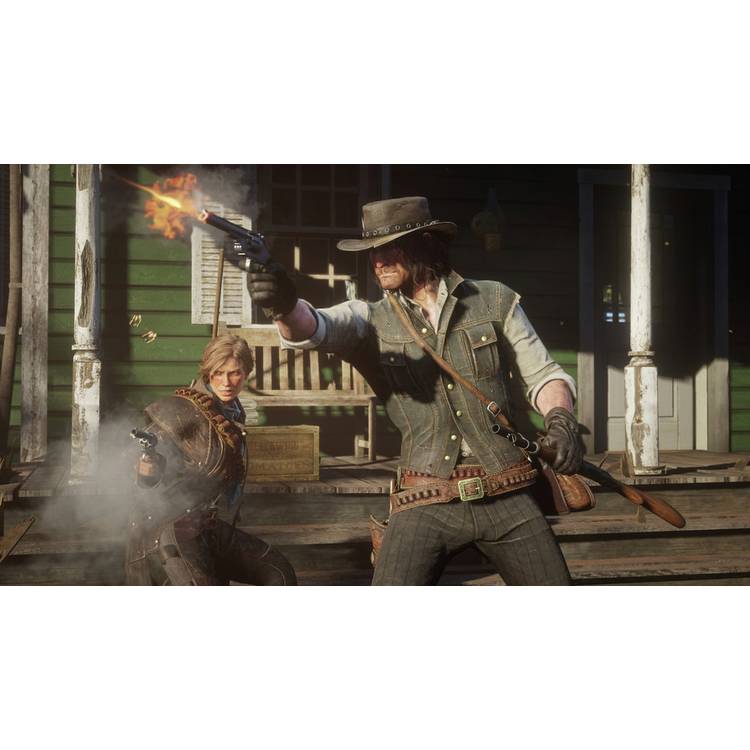 Red Dead Redemption 2 PS4 game disc cover art, UK version