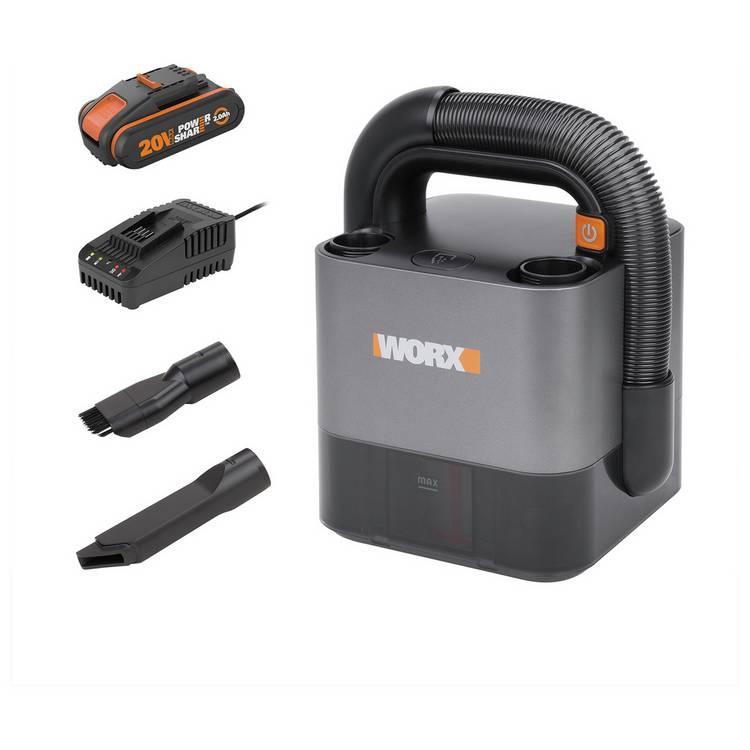 Worx cordless vacuum cleaner compact 20V, UK version