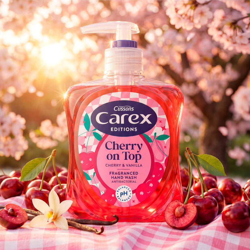 Carex hand wash Cherry on Top 250ml (British brand)