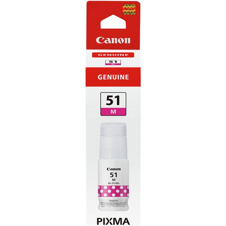 Canon GI-51M magenta ink bottle 70ml (British brand)
