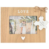 Argos Love Story Jigsaw Piece Wooden Photo Frame - Brown - 17x23cm- Buy online at McGrocer