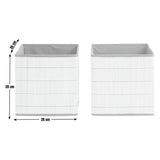 Habitat bamboo storage boxes set of 2 natural, imported from the UK