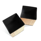 Habitat bamboo storage boxes set of 2 natural, imported from the UK