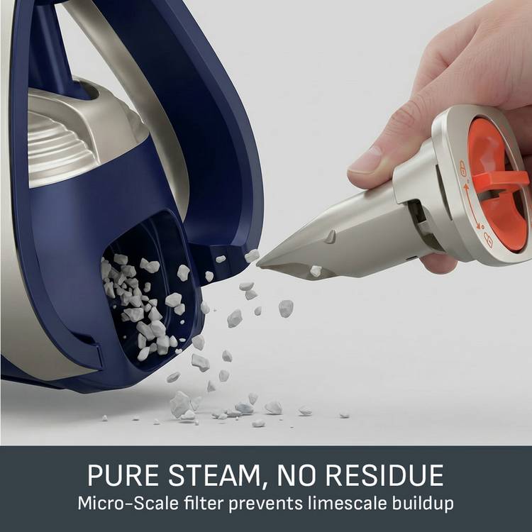 Tefal Smart Protect Plus steam iron with Temp Technology (British brand)
