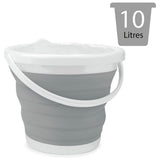 Beldray collapsible laundry bucket grey 10 litre, imported from the UK