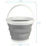 Beldray collapsible laundry bucket grey 10 litre, imported from the UK