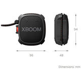 LG XBOOM Go XG2 portable Bluetooth speaker black - British product