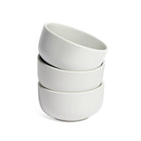 Habitat 3 piece stoneware nibble bowls white - UK version