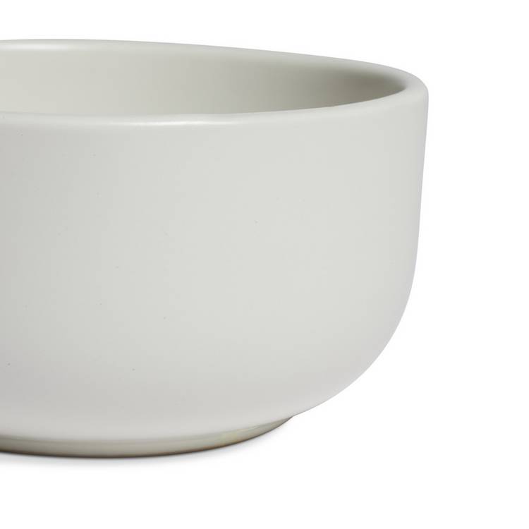 Habitat 3 piece stoneware nibble bowls white - UK version