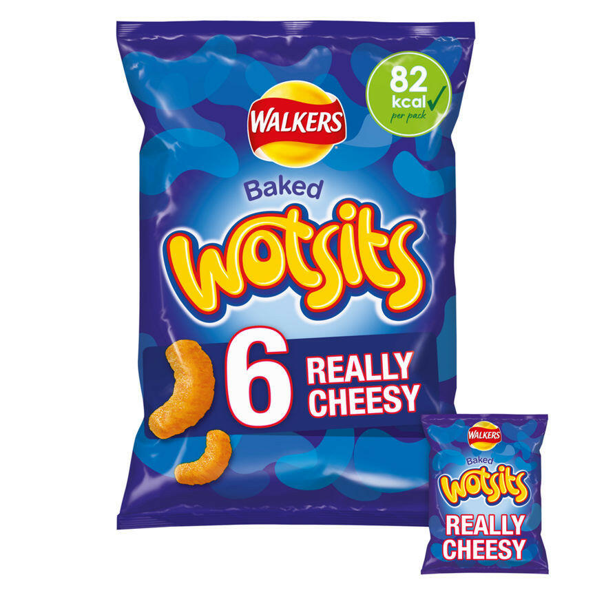 Walkers Really Cheesy Wotsits Multipack Crisps GOODS ASDA