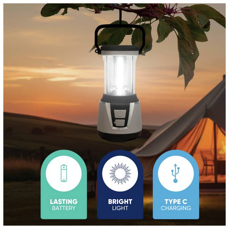Streetwize 3W COB LED rechargeable camping lantern - British product