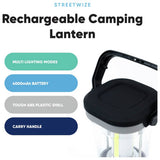 Streetwize 3W COB LED rechargeable camping lantern - British product
