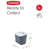 Curver Recycling Bin Grey 5L UK version