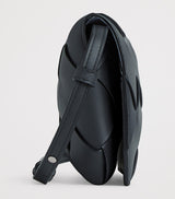 Harrods Intrecciato Leather Diago Phone Pouch with Cross-Body Strap- Buy online at McGrocer