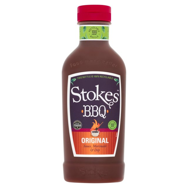 Stokes Original BBQ Sauce Squeezy 510g GOODS M&S