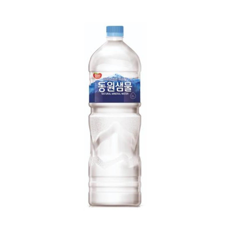 Dongwon natural spring water 2L bottle, UK version