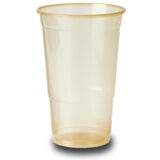 Nupik Biodegradable Half Pint Tumblers 130 Pack, imported from the UK