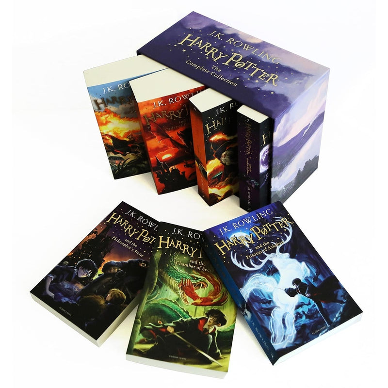 Collection complète Harry Potter coffret 7 livres, version UK