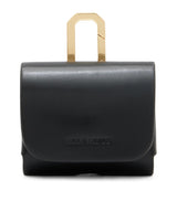 Harrods Calfskin AirPods Case with Gold-Tone Carabiner and Press-Stud Fastening- Buy online at McGrocer