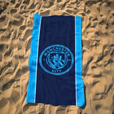 Manchester City beach towel blue 150x75cm (British brand)