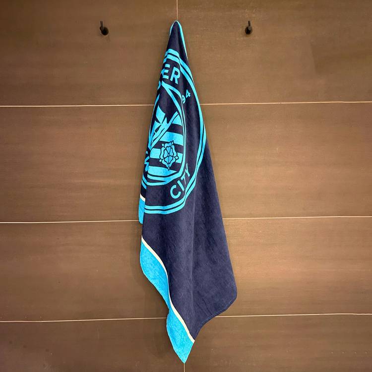 Manchester City beach towel blue 150x75cm (British brand)