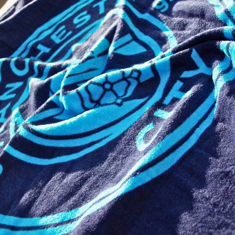 Manchester City beach towel blue 150x75cm (British brand)