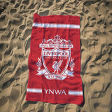 Liverpool FC beach towel red and white 150x75cm - British product