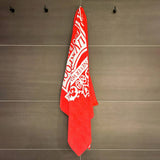 Liverpool FC beach towel red and white 150x75cm - British product