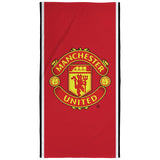 Manchester United beach towel red 150x75cm, UK version