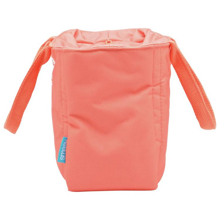 Smash Coral Quilted Lunch Bag (British brand)