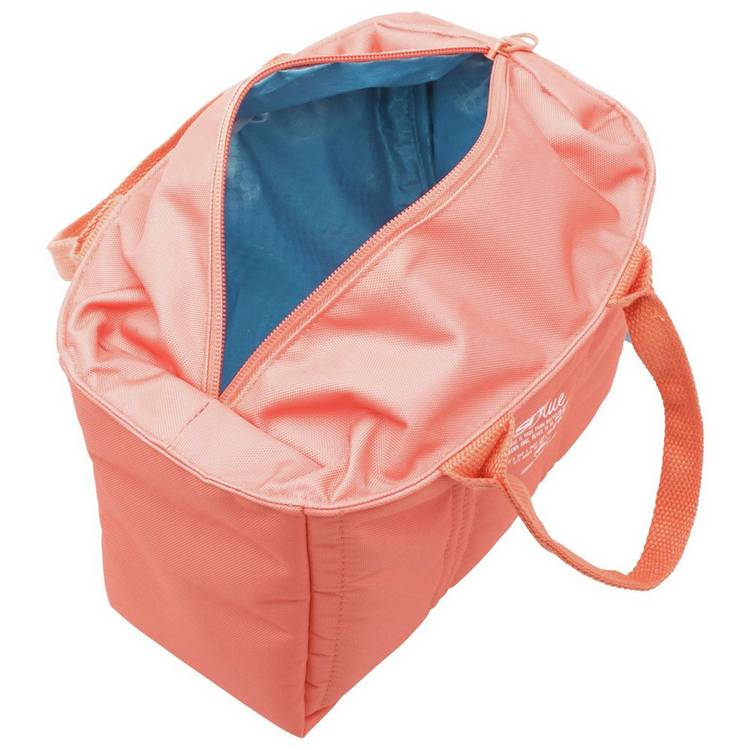 Smash Coral Quilted Lunch Bag (British brand)