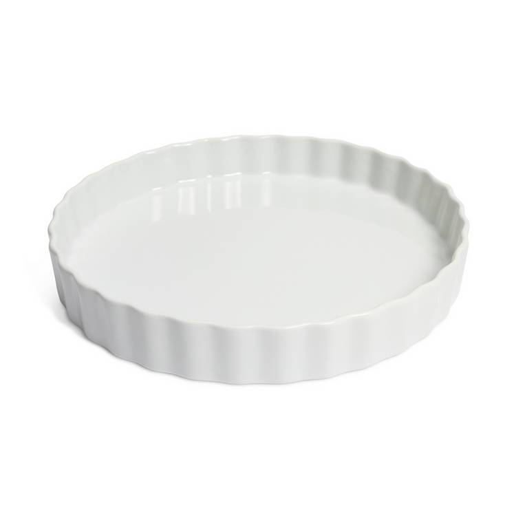Habitat cream pie dish 24cm, imported from the UK
