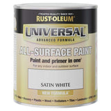 Rust-Oleum all-surface satin paint white 750ml, imported from the UK