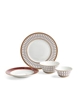 Harrods Wedgwood Renaissance Red Dinnerware Set of 8- Buy online at McGrocer