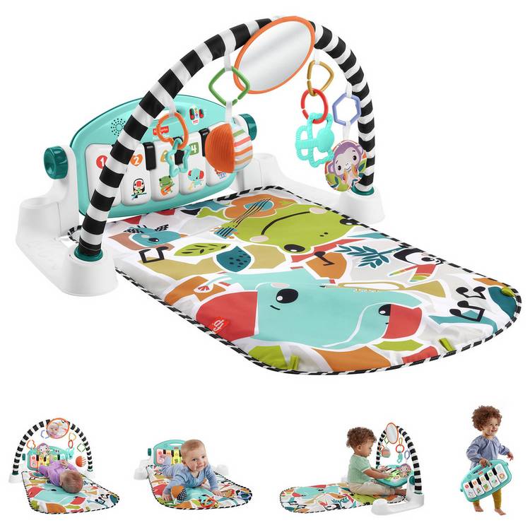 Fisher Price baby activity mat with piano blue, imported from the UK