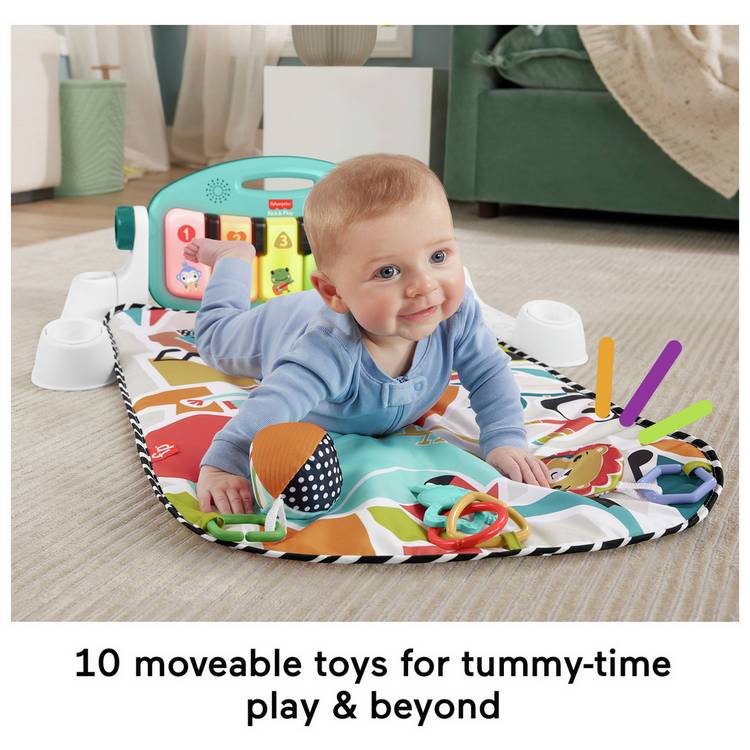 Fisher Price baby activity mat with piano blue, imported from the UK