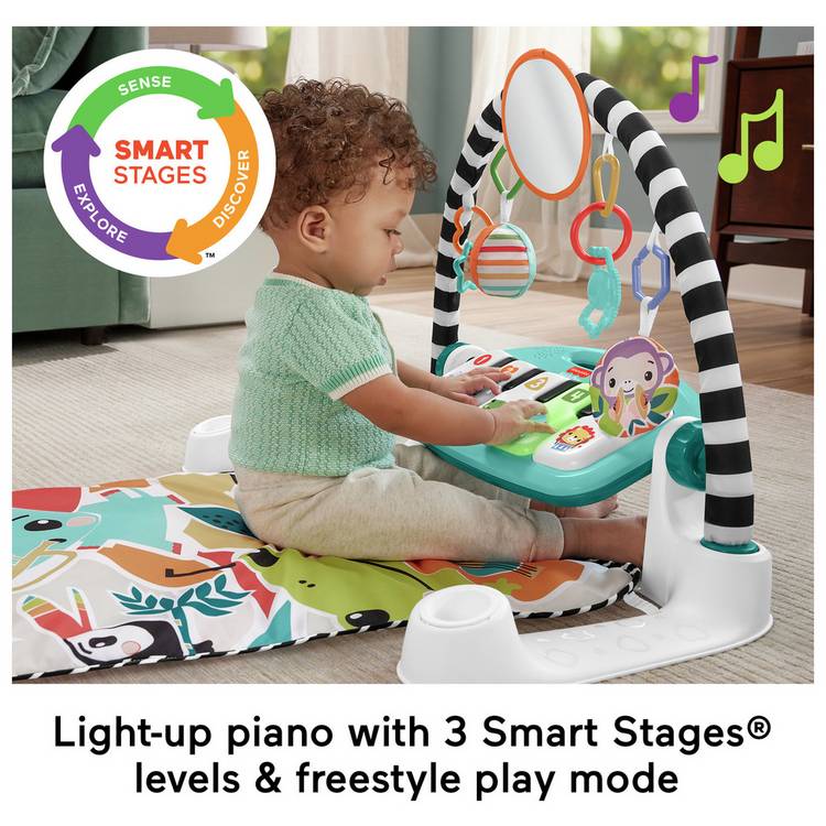 Fisher Price baby activity mat with piano blue, imported from the UK